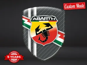 Fiat Abarth Etiqueta Impermeable Resistente Limitada Universal